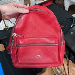 Red coach back pack